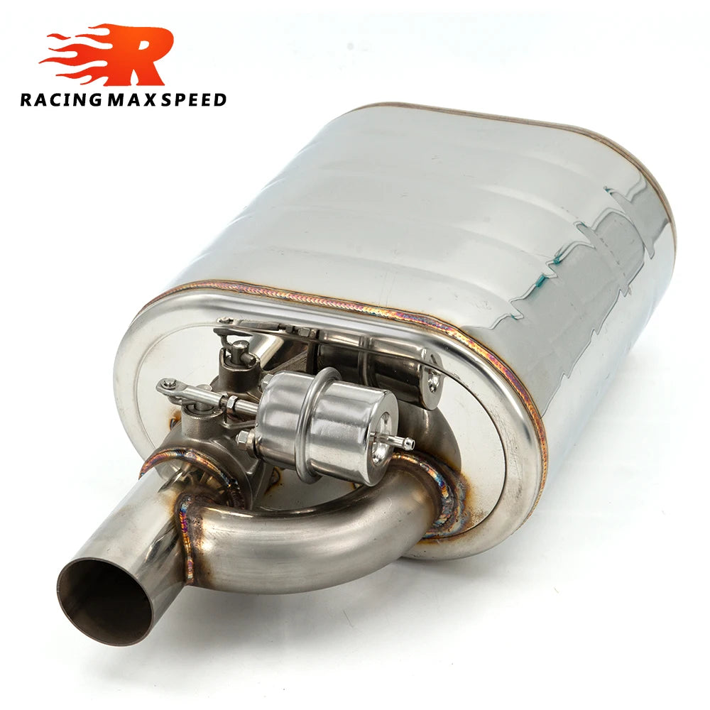 Exhaust With Vacuum Valve. Stainless Steel Electric Exhaust Remote Control Kit