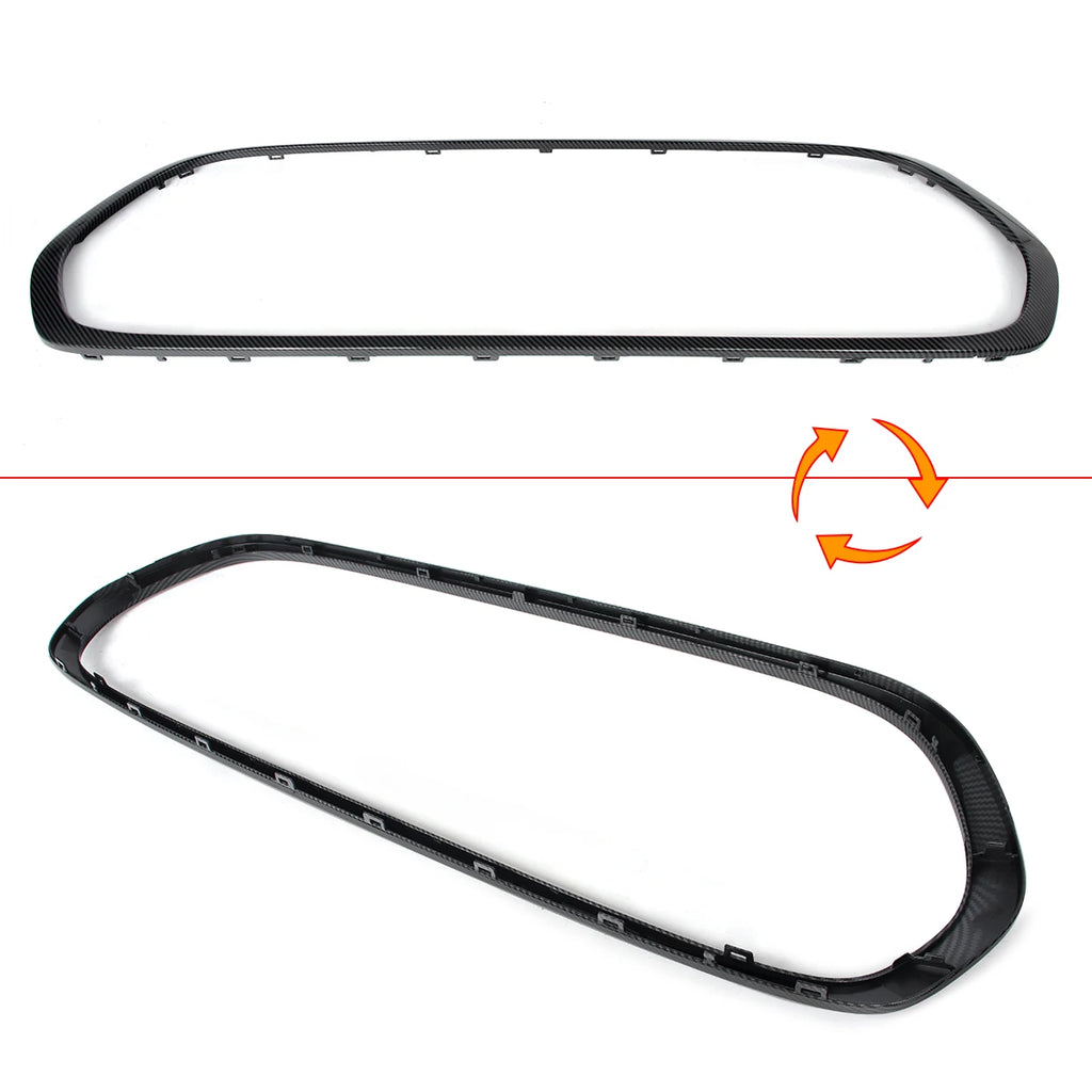 Mini Cooper S JCW 2015-2021 Carbon Fiber Look Headlight, Taillight and Radiator Grill Surround