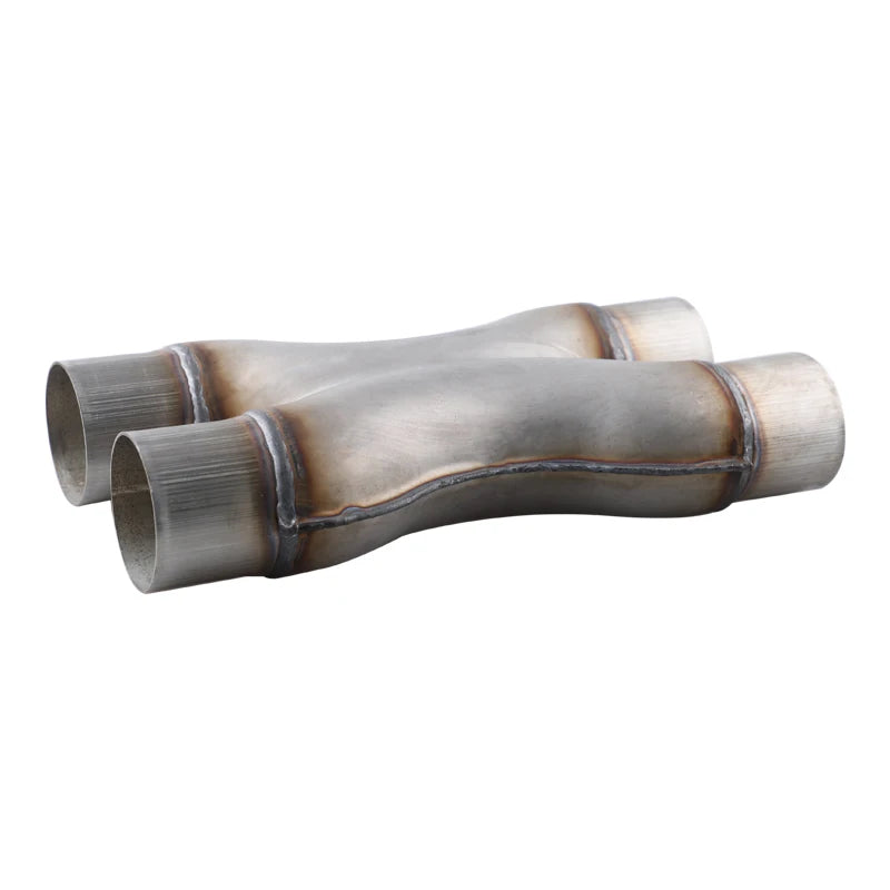 Dual Crossover Stainless Steel Exhaust X Pipe 2"/2.5"/3"
