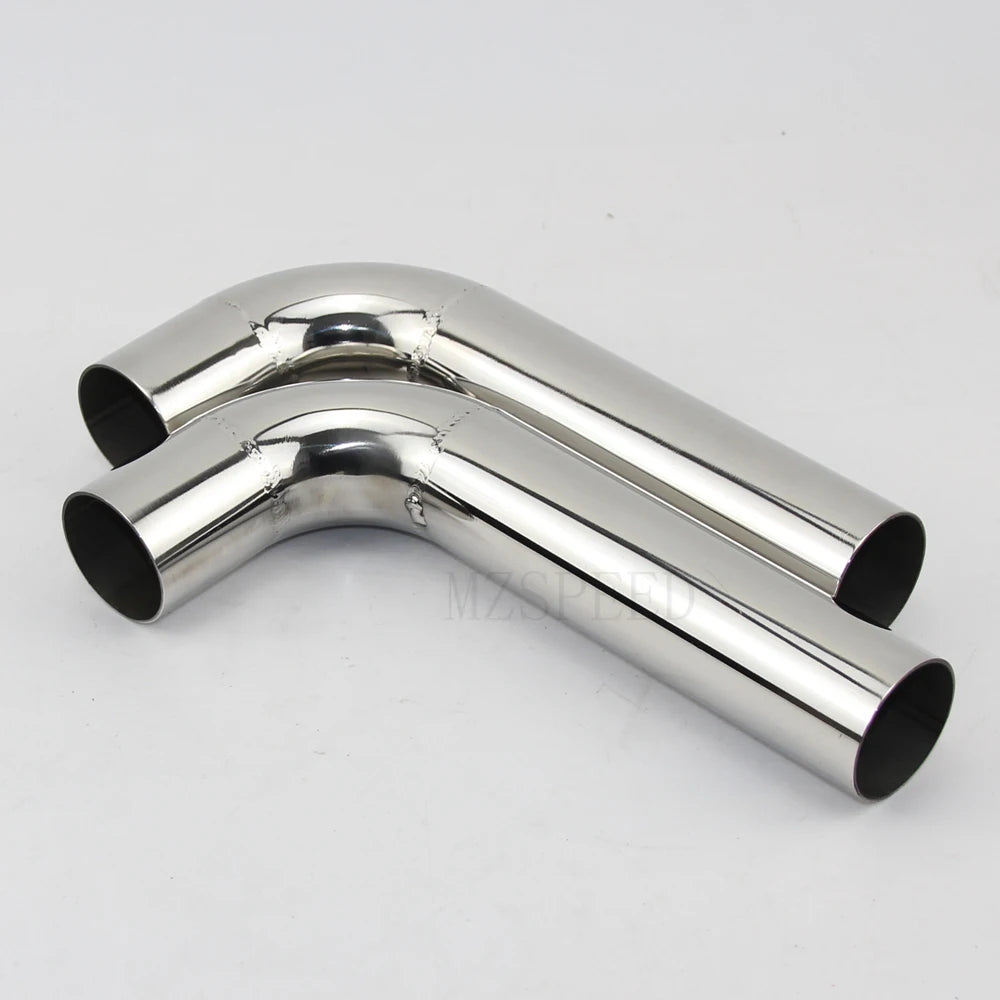 90 degree stainless steel exhaust pipe
