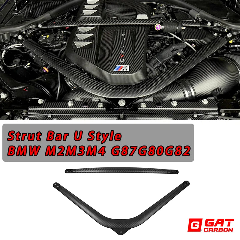 Carbon Fibre Engine Strut Bar For BMW G80/G81 M3, G82/G83 M4, G87 M2