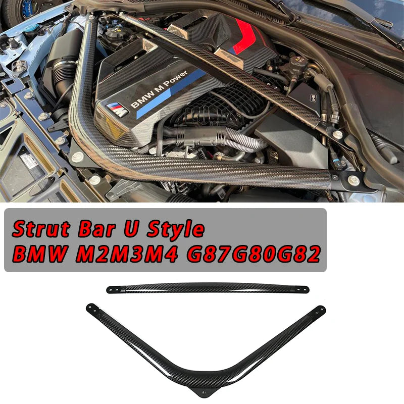Carbon Fibre Engine Strut Bar For BMW G80/G81 M3, G82/G83 M4, G87 M2
