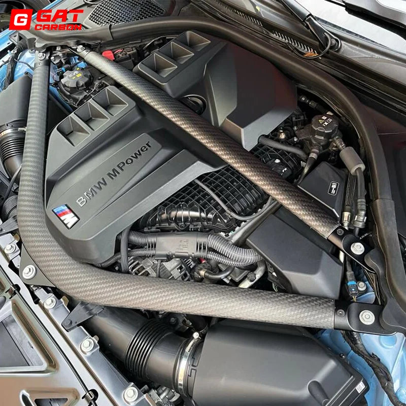 Carbon Fibre Engine Strut Bar For BMW G80/G81 M3, G82/G83 M4, G87 M2