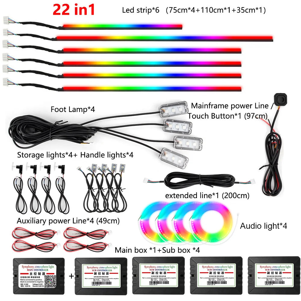Symphony ambient Light - Car Interior led