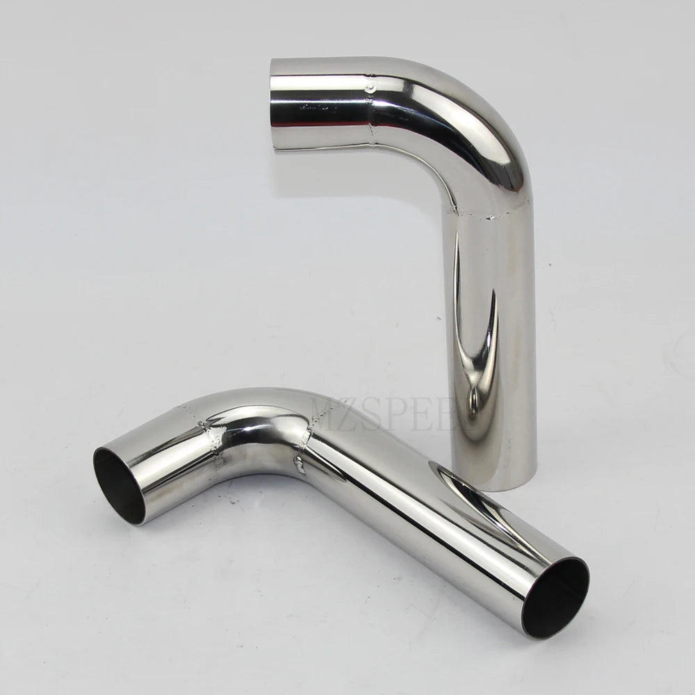 90 degree stainless steel exhaust pipe