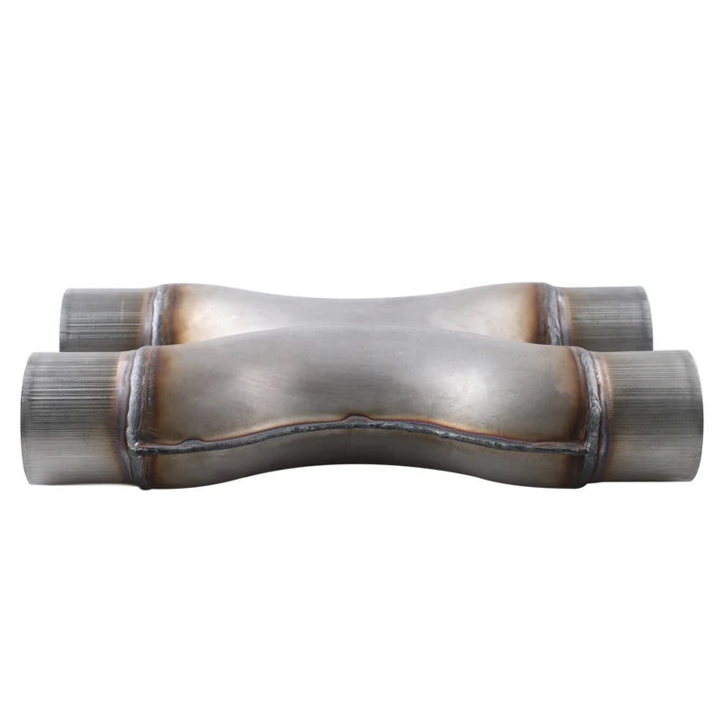 Dual Crossover Stainless Steel Exhaust X Pipe 2"/2.5"/3"